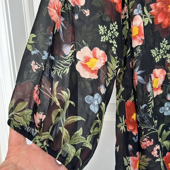 JOIE silk floral blouse - Picture 4 of 5
